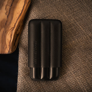 CIGAR CASE - TRIO Black