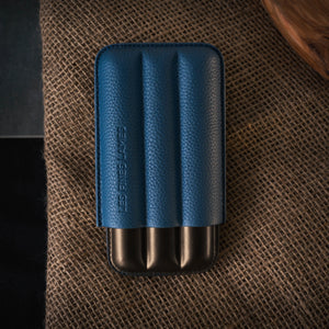 CIGAR CASE - TRIO Blue