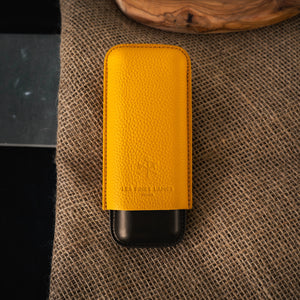 CIGAR CASE - DUO Yellow