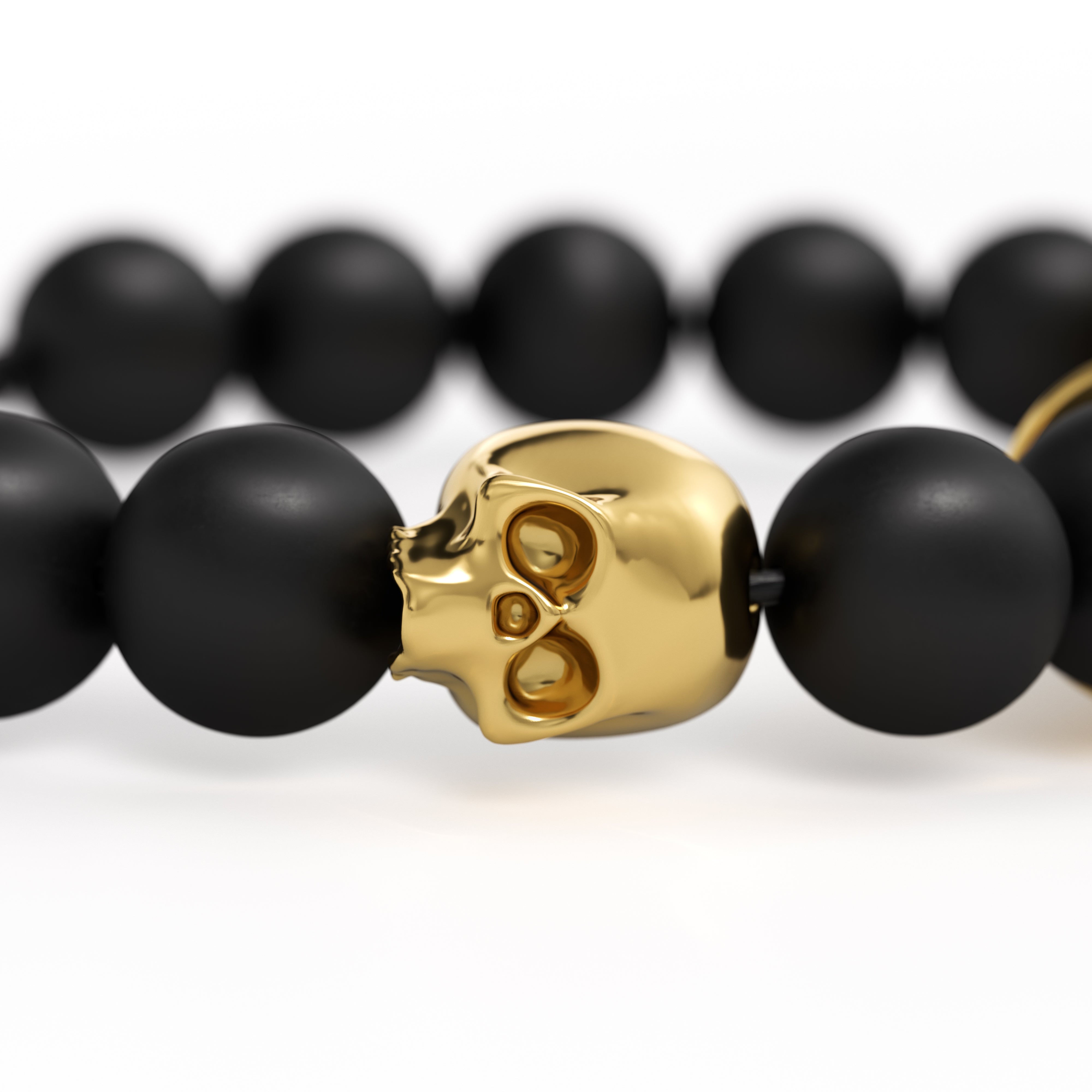 Buy Alexander McQueen Skull Ball Bracelet 'Gold' - 554504 J160G 0448 | GOAT