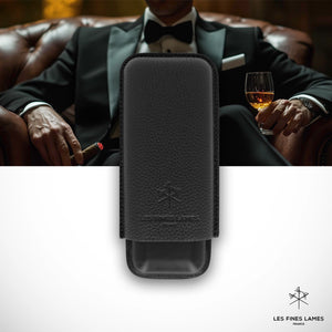 CIGAR CASE - DUO Black