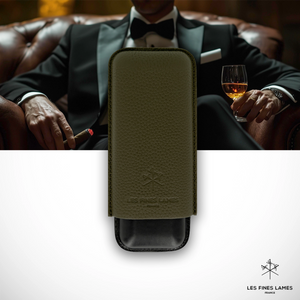 CIGAR CASE - DUO OD Green