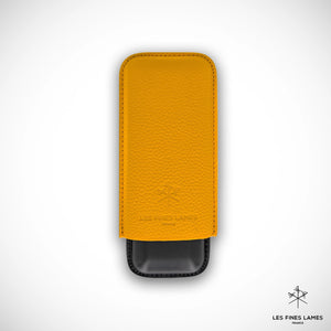 CIGAR CASE - DUO Yellow