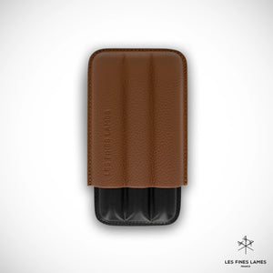 CIGAR CASE - TRIO Brown