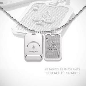 Ace of spades dog tag best sale