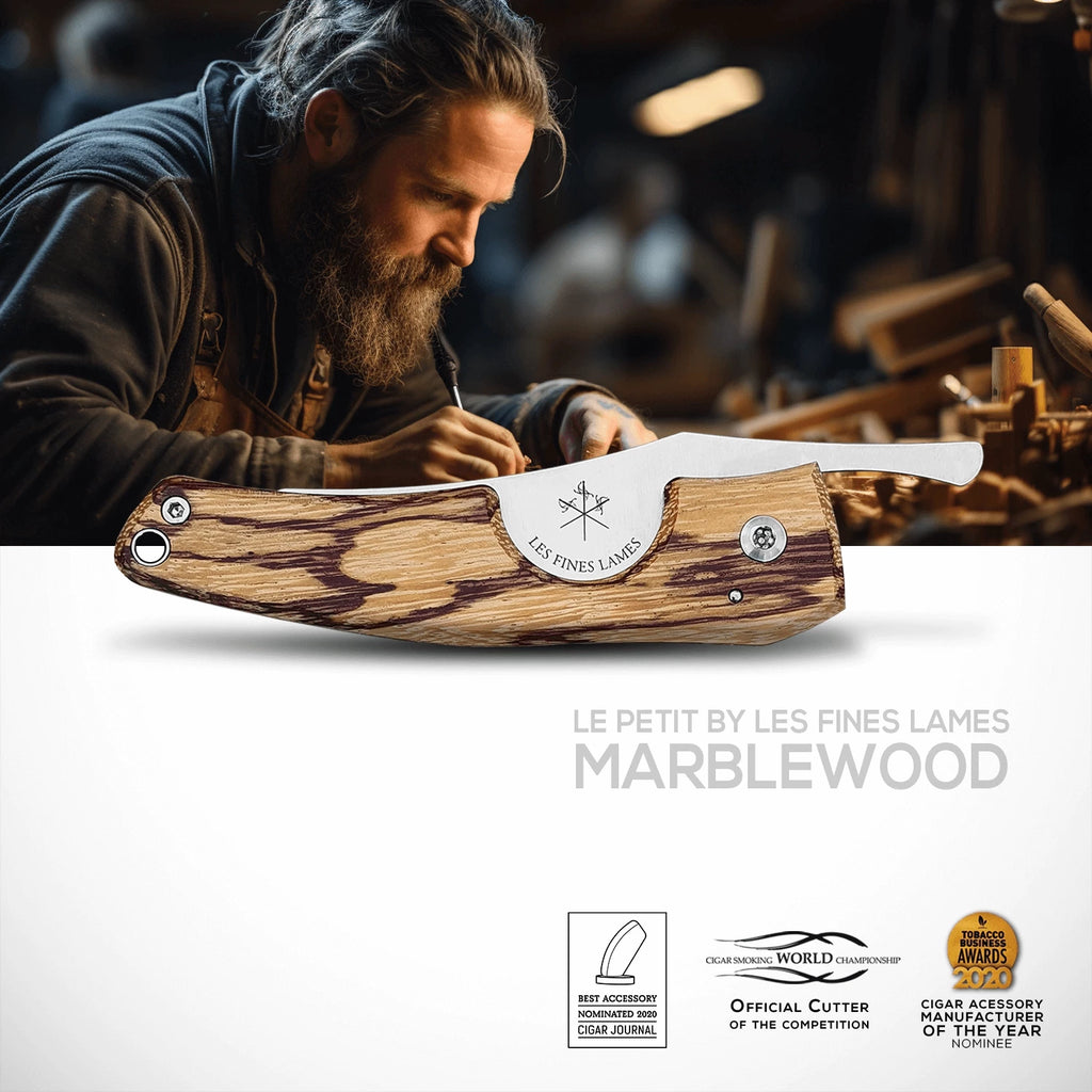 Marblewood Cigar cutter - LE PETIT by LES FINES LAMES