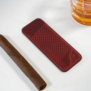 Leather Sheath - Cherry Red Racing