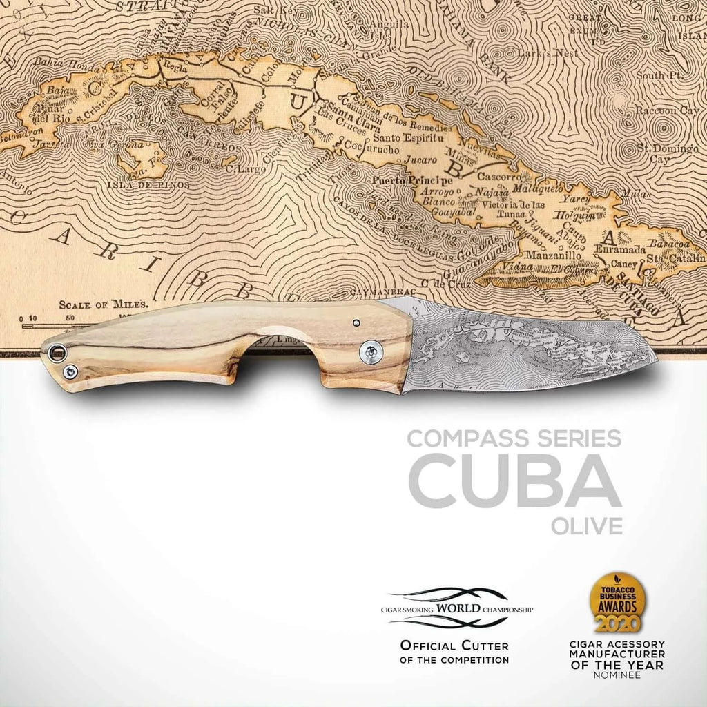 Le Petit Compass serie Cutter Cuba Olive Wood