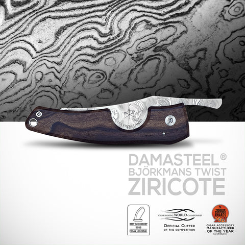 LE PETIT - Damasteel Björkmans Twist - Ziricote