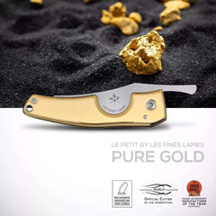 Pure Gold cigar cutter - LE PETIT Gold by LES FINES LAMES